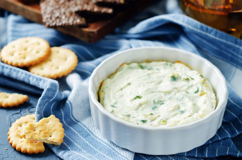 Baked Ricotta with Lemon, Garlic, and Chives