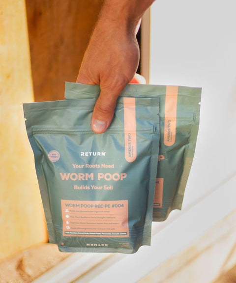 Worm Castings for gardens, raised beds, potted plants, perrenials, annuals