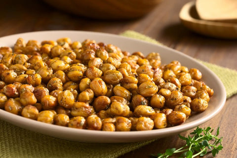 Oregano Lemon Roasted Chickpeas