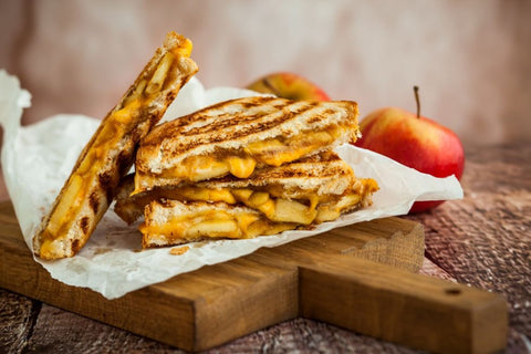 Apple Parsley Grilled Cheese Sandwich