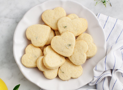 Lemon & Thyme Shortbread Cookies