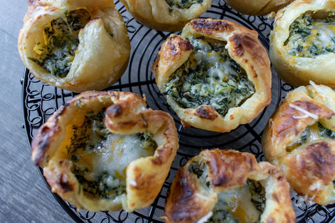 Chives and Feta Lemon Turnovers