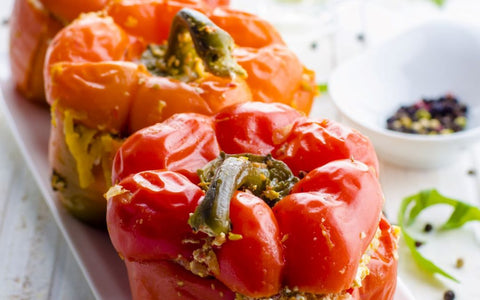 Broccoli Stuffed Mini Peppers