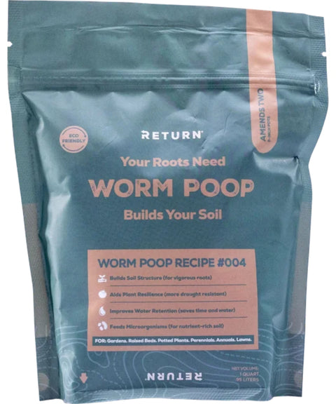 Worm Castings for gardens, raised beds, potted plants, perrenials, annuals